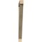 Ekena Millwork Traditional Block Rough Sawn Bracket, Douglas Fir, 4"W x 44"D x 48"H BKT04X44X48TRA05RDF - alternate 2